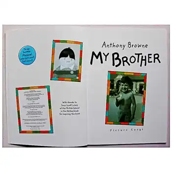 Fratele Meu De Anthony Browne Învățământ Imagine Engleză De Învățare Carte Carte Carte Poveste Pentru Copii Pentru Copii Cadouri Pentru Copii