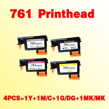 4buc de înaltă calitate compatibil pentru hp761 prinheads înlocuitor pentru hp 761 T7100 T7200 CH645A CH646A CH647A CH648A