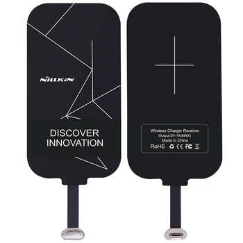 NILLKIN Magic Categorie de Încărcare fără Fir Receptor Fulger /Micro USB /Tip C Adaptor pentru iPhone 6 7 Plus pentru Xiaomi Mi 9T 9 Lite