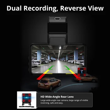 AZDOME M17 Dash Cam Full HD 1080P Video Recorder 170 de Grade Unghi Larg Dashcam Night Vision DVR Auto 24H Parcare Camera Auto