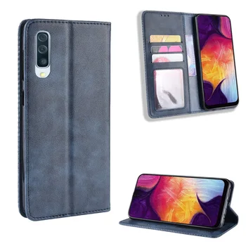 Piele flip case pentru Samsung Galaxy A30S A50S A70S A10 A20 A30 A50 A70 S M40 30 20 10 J4 J6 Plus A9 A7 2018 Magnet Portofel Coque