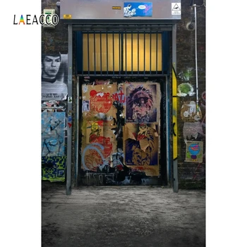 Laeacco Vechi Zid De Cărămidă Graffiti Etaj Grunge Fotografie Portret Fundaluri Fundaluri Foto Pentru Studio Foto Photophone Elemente De Recuzită