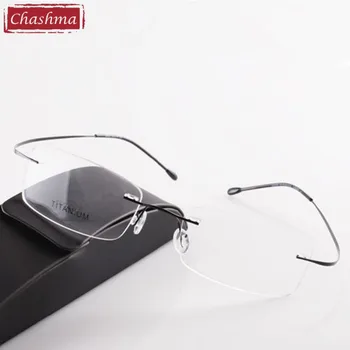 Chashma Brand Titan Optic Ochelari Femei și Bărbați Moda fără ramă Ultra Light 2 G Optice Doar Rama de Ochelari