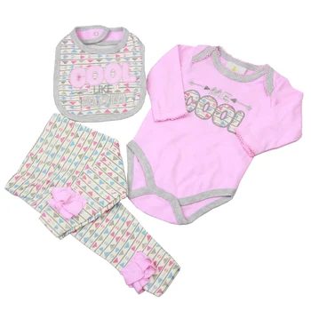 Moda 22-23 inch Haine pentru Copii Salopete Seturi Tricou Pantaloni Pentru Păpuși Reborn Colorate 55-57 cm Accesorii Papusa Baby Girl Haine