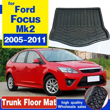 Accesorii se Potrivesc Pentru toate modelele Ford Focus MK2 2005 2006 2007 2008 2009 2010 2011 Trapa Boot Mat Portbagajul din Spate de Linie Cargo Etaj Tava