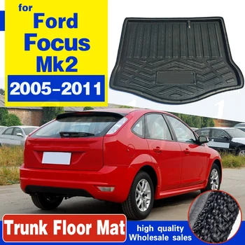 Accesorii se Potrivesc Pentru toate modelele Ford Focus MK2 2005 2006 2007 2008 2009 2010 2011 Trapa Boot Mat Portbagajul din Spate de Linie Cargo Etaj Tava