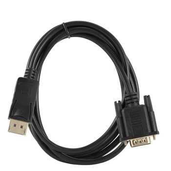 Adaptor displayport la VGA 6 Metri de Cablu de sex Masculin de sex Masculin Placat cu Aur Cablu Compatibil Pentru Lenovo, Dell, HP, ASUS