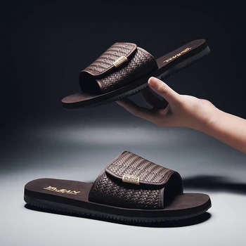 Misalwa Tese Model De Lux Maro Bărbați Papuci De Interior Cârlig Buclă Casual De Zi Cu Zi Feminin Sandale De Vară, De Toamnă, Acasă, De Uz Casnic Pantofi