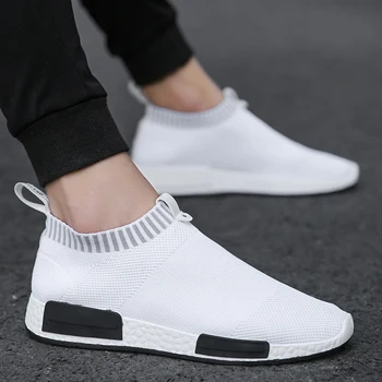 Moda pentru bărbați personalitate pantofi casual, în aer liber, un picior pedala de pânză pantofi de primăvară și de toamnă stil nou nu purta valul pantofi