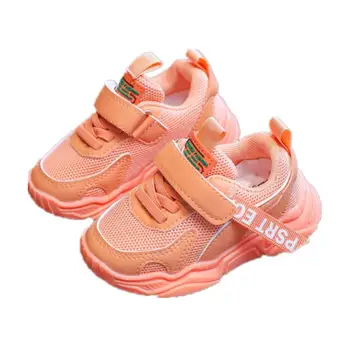 2020 Nouă Copii Pantofi Baieti Pantofi Sport Brand De Moda Fete Adidas Culoare Solidă Respirabil Ochiurilor De Plasă De Copii Casual Pantofi De Funcționare