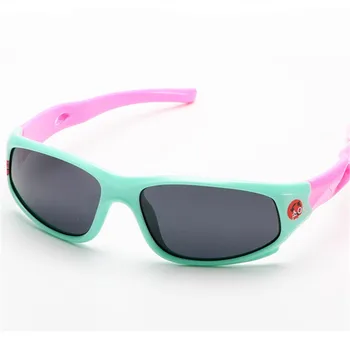 TR90 Clasic Silicon pentru Copii ochelari de Soare Moda Internațională de Design de Brand de Polarizare Ochelari UV400 ochelari de Soare Patrati