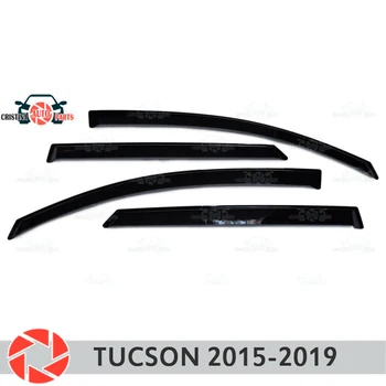 Geam deflector pentru Hyundai Tucson-2019 ploaie deflector de pământ de protecție styling auto accesorii decor de turnare
