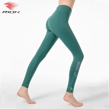 RION Sport Femei Jambiere 2020 Sport Push-up Yoga Pantaloni cu Talie Înaltă Antrenament Imprimate Jambiere de Fitness Colanti Leggins