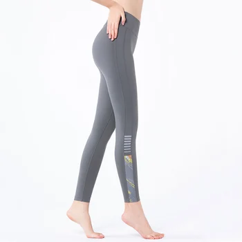 RION Sport Femei Jambiere 2020 Sport Push-up Yoga Pantaloni cu Talie Înaltă Antrenament Imprimate Jambiere de Fitness Colanti Leggins