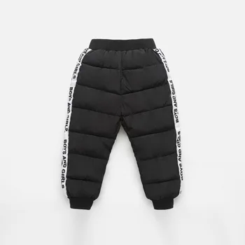 Vânzare fierbinte Noi de Iarnă Copii Pantaloni de Bumbac Baieti Copilului Gros Cald Pantaloni de Bumbac pentru Copii Jos Pantalonii
