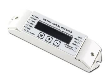 BC-820;DMX a SPI convertor;dmx512 semnal de intrare semnal de ieșire(selectabil)sprijină 6803/8806/2811/2801/3001/1903/9813/WS2812B