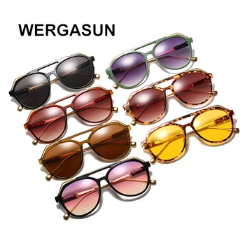 WERGASUN 2020 Nouă Epocă ochelari de Soare pentru Femei Brand de Moda Designer de Ochelari de Soare Pentru Femei Nuante UV400