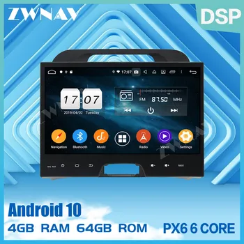 2 din PX6 IPS ecran tactil Android 10.0 Auto Multimedia player Pentru KIA SPORTAGE 2010+ video audio stereo radio navi GPS unitatea de cap