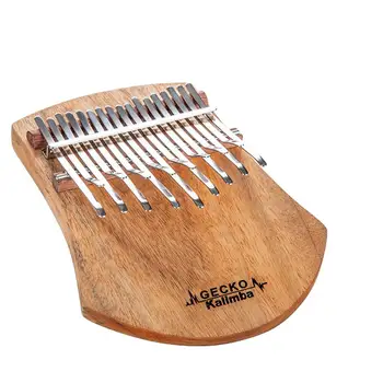 GECKO 17 Cheie harmonica Degetul Mbira Sanza Camphorwood Percuție Tastatura Instrument Muzical K17NOTE K17CAS