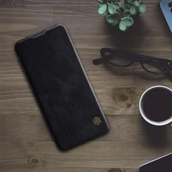 Pentru Xiaomi Mi 10 Pro Caz Flip Nillkin Qin Vintage Din Piele Flip Cover Carte De Buzunar Portofel Caz Pentru 10 Km Cu Somn Inteligent Serviciu De Trezire
