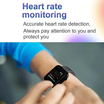 Full Touch Smart Watch Femei Bărbați Smartwatch Pentru Android IOS Electronice Inteligente Ceas Fitness Tracker Pătrat Bluetooth Smart-ceas