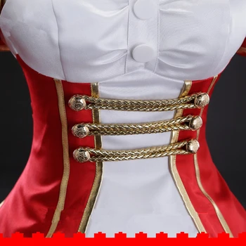 FGO Soarta/EXTRA Cosplay Roșu Sabie Artoria Pendragon Nero Cosplay Costum Roșu Rochie de Costume de Crăciun