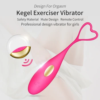 USB Reîncărcabilă Vibratoare Ou Jucarii Sexuale pentru femei de Control de la Distanță Vibratoare Exercitii Vaginale Kegel Mingea G-spot Masaj Jucarii Sexuale