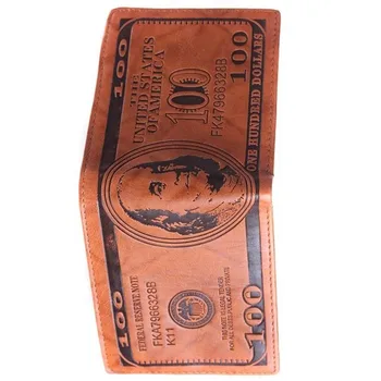 Noua Moda Barbati 1 buc Dolarul american Bill Portofel de Moda de Înaltă Calitate Durabil PU Dolar Bărbați Portofele 11.5 cm*9.5 cm*2 cm