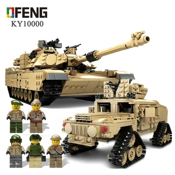 Militar Tancului Panther Blocuri Technic City WW2 Tank Soldat Arma Armata Cifre Compatibil Cărămizi Jucarii pentru Copii