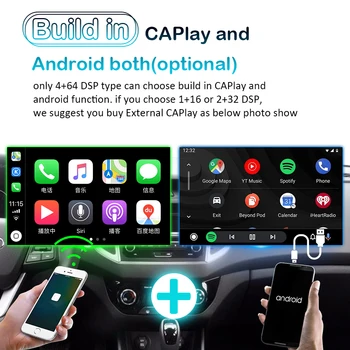 Wondefoo PX6 CAPLAY 2 DIN Android 10 radio auto Pentru Ssang yong Ssangyong Actyon Kyron auto audio stereo receptor de navigație dvd