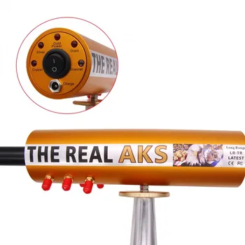 Real AKS cu Rază Lungă de Aur Detector de 6 Antene de Caz de Plastic pentru Argint Bijuterie cu Diamant de Aur + Filtru