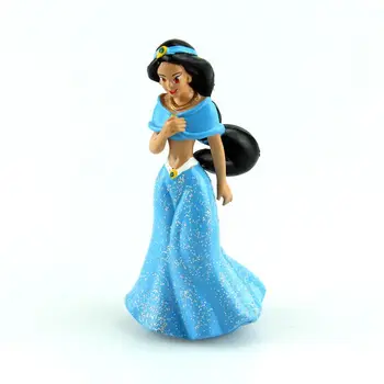 Disney 6pcs/Set Jucării de Desene animate 8cm Printesa Alba ca Zapada, Ariel Cenusareasa, Belle Pvc Figurine Papusi Jucarii Copii Cadouri Pentru Fete