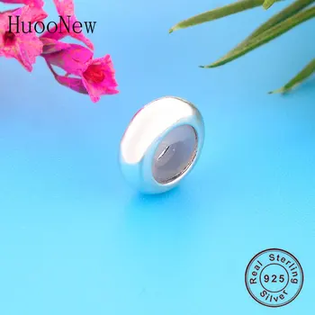 Se potrivesc Original Pandora Bratara Argint 925 Round Distanțier cu Dop de Silicon Șirag de mărgele Pentru a Face Femeile Copil Berloque 2020 Whosale