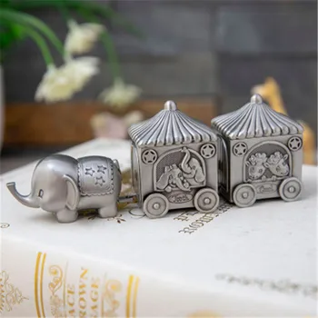 Creative Elefant trage cosul Meu Primul Dinte și se Răsuci Keepsake Box Set, Dintii de lapte Zână Containter Cutii de Cadouri pentru Copii Copil