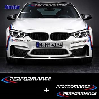 Reflectorizante Nou M Performance Auto parbriz Parbriz un Autocolant Pentru BMW E30 E36 E46 E60 E90 E71 E87 F30 F10 F20 X1 X3 X4 X5 X6