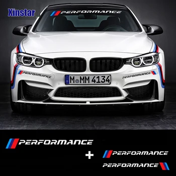 Reflectorizante Nou M Performance Auto parbriz Parbriz un Autocolant Pentru BMW E30 E36 E46 E60 E90 E71 E87 F30 F10 F20 X1 X3 X4 X5 X6