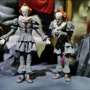 2 buc Pennywise Figura Stephen King e Clovnul Pennywise Figura Groază Figurine Model de Jucărie Pentru Cadou