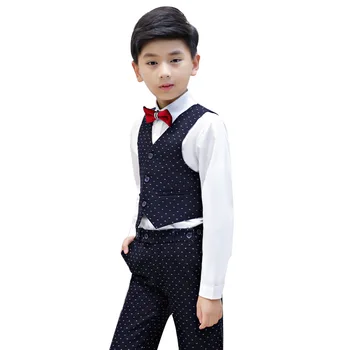Copii Haine 2020 Primăvară Băiat coreean Rochie Gazdă Performanta Puțin Trei piese Costum de Copii Costum Uniformă Școlară