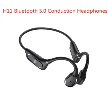 Noi H11 Bluetooth 5.0 Căști Fără Fir Cu Conducție Osoasă Căști Impermeabil În Aer Liber Sport Handsfree Set De Căști Cu Microfon