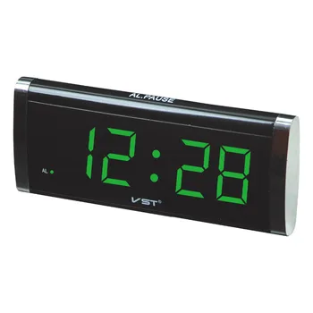 Noi Sosesc AC Powe Dop de Plastic LED Ceas cu Alarmă LED-uri Desktop de Afișare Digitale Ceasuri de Masa decor Acasă Relogio Despertador