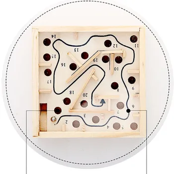 Din lemn Educative pentru Copii, Jocuri Labirint Masă Tabla de Joc Jucarii Echilibru Puzzle-uri pentru Copii Baieti Fete Montessori Jucarie Cadou