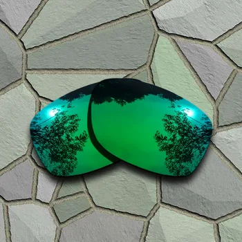 Chrome&Jad Verde ochelari de Soare Polarizat Lentile de Înlocuire pentru Oakley Jupiter Squared