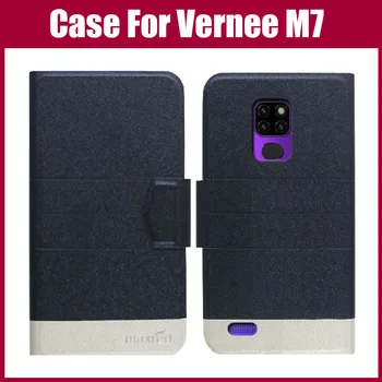 Vânzare Fierbinte! Vernee M7 Nou Caz de Sosire 5 Culori de Moda Flip Ultra-subțire din Piele Capac de Protecție Pentru Vernee M7 Caz Telefon Sac