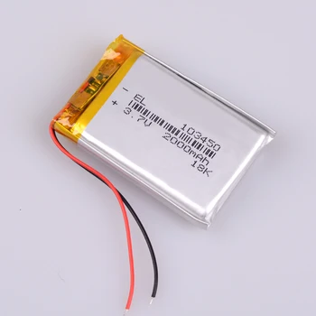 3.7 V 2000mAh 103450 Lipo baterie Reîncărcabilă Litiu-ion Polimer Acumulator Pentru GPS de Urmărire Dispozitive Wireless Jucător Joc de