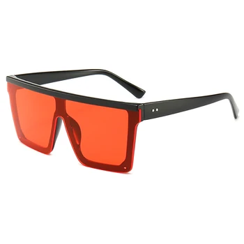 BINGKING Flat Top Gradient de ochelari de Soare pentru Femei de Moda de Design Supradimensionat Pătrat de Plastic Material Lentila 2039 Protecție UV400 Ochelari