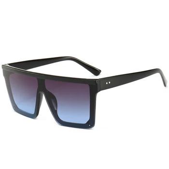 BINGKING Flat Top Gradient de ochelari de Soare pentru Femei de Moda de Design Supradimensionat Pătrat de Plastic Material Lentila 2039 Protecție UV400 Ochelari