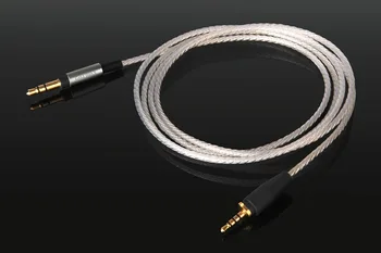 Upgrade de înlocuire Argint Placat cu Cablu Audio Pentru Sennheiser Urbanite XL Pe/Peste Ureche căști