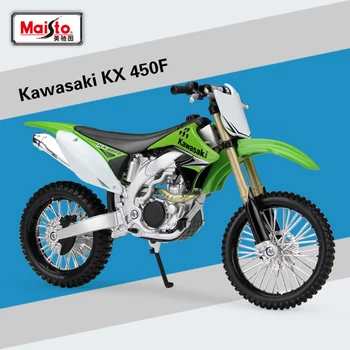 Maisto Scara 1/12 kawasaki KX 450F Cursă de Motociclete turnat sub presiune Motocross Aliaj Metal Model de Motocicleta Jucarii Pentru Copii, Cadouri de Ziua de nastere