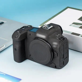 Kiwi Corpul Camerei Autocolant Anti-Zero de Protecție a Pielii Film Kit Pentru Canon EOS R5 Anti-alunecare de Acoperire Camera de Decorare Matrix Negru