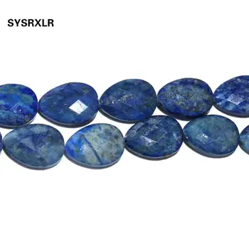 13 * 18mm Naturale Fatetate Lapis lazuli Piatră Margele Picătură de Apă Margele Pentru Bijuterii DIY Bratara Cercei Accesorii Material